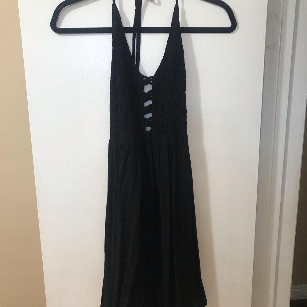 Elegant Black Tiare Hawaii Dress